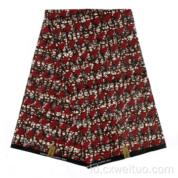 Penjualan panas 100% Polyester Super Wax Fabric